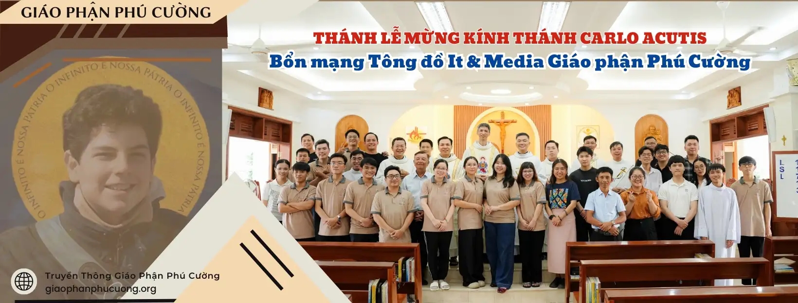 Thánh lễ mừng kính Thánh Carlo Acutis – Bổn mạng Tông đồ It & Media Giáo phận Phú Cường