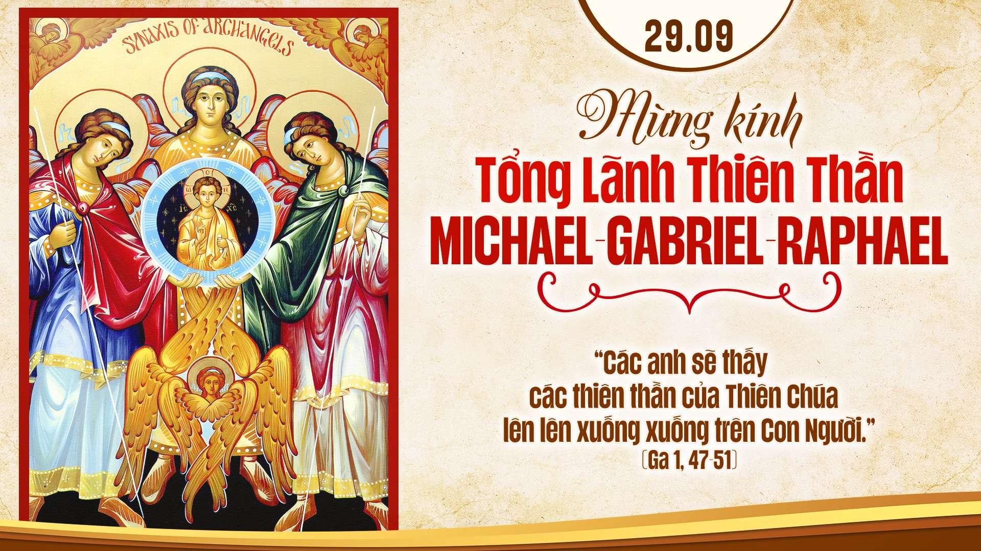 Suy Niệm Lời Chúa | Thứ Hai Tuần XXVI Thường Niên - CÁC TỔNG LÃNH THIÊN  THẦN MICHAEL, GABRIEL, RAPHANEL - Lễ kính | Ga 1,47-51 | Phút Cầu Nguyện