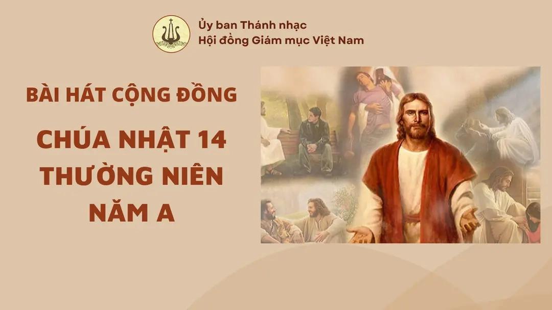 Bài hát cộng đồng lễ Chúa Nhật XIV Thường niên năm A