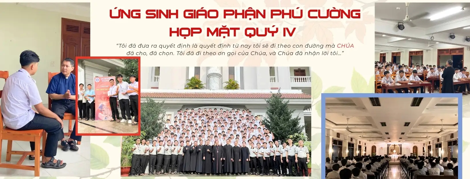 Ứng sinh Giáo phận Phú Cường họp mặt quý IV