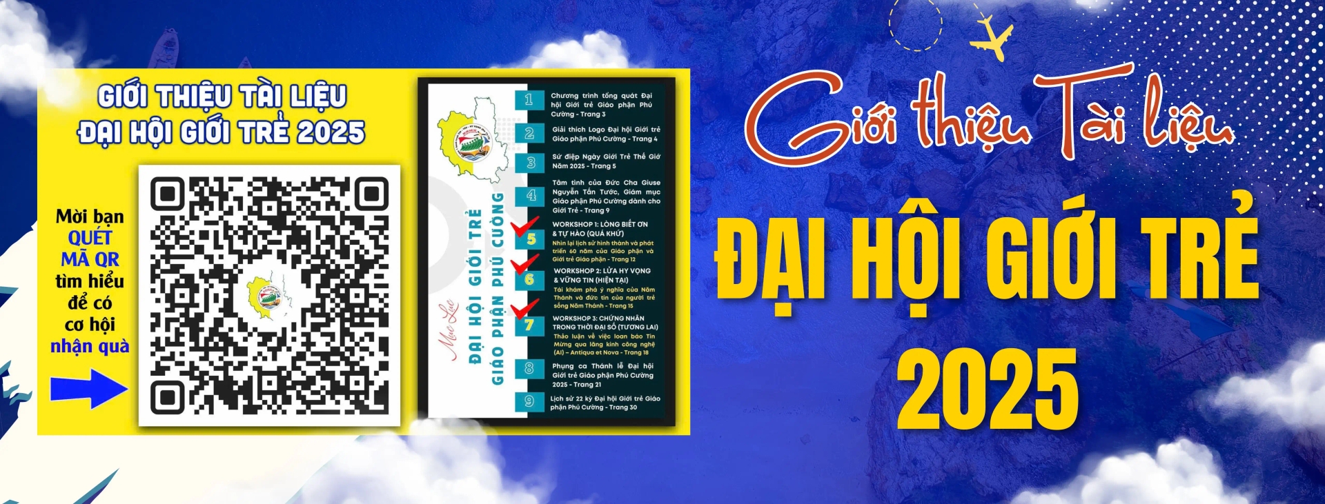 Giới thiệu tài liệu Đại hội Giới trẻ Giáo phận Phú Cường 2025