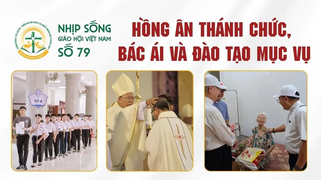 Hồng ân Thánh chức, bác ái và đào tạo mục vụ: Nhịp sống Giáo hội Việt Nam số 79 (16/6/2026 - 22/6/2026)