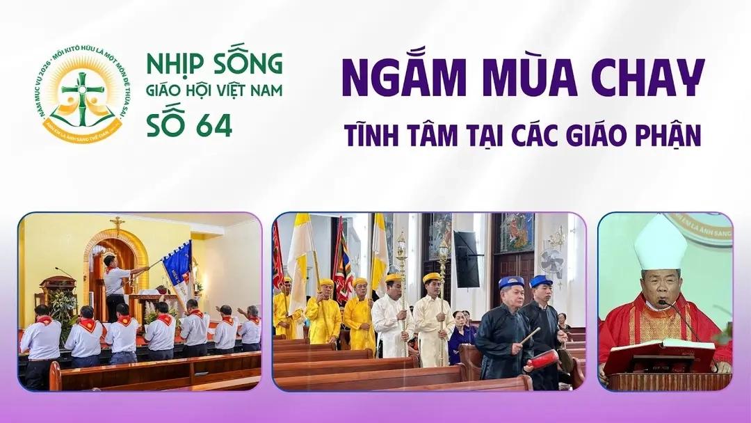 Ngắm mùa Chay - Tĩnh tâm tại các giáo phận - Nhịp sống Giáo hội Việt Nam số 64 (02/3/2026 - 09/3/2026)
